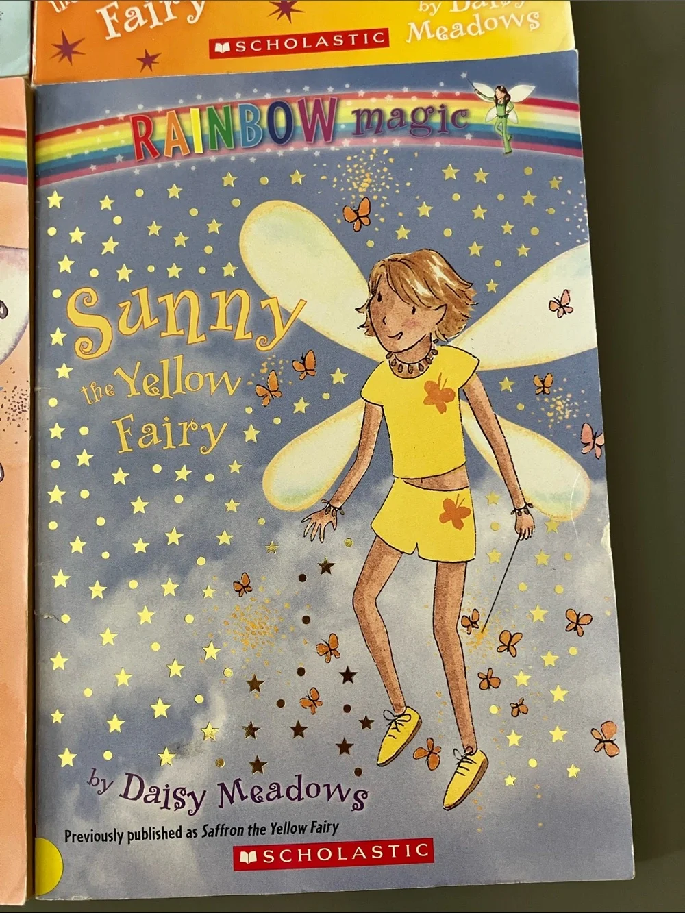 Rainbow Magic Fairy Book Set - Green, Yellow, Orange, Blue
